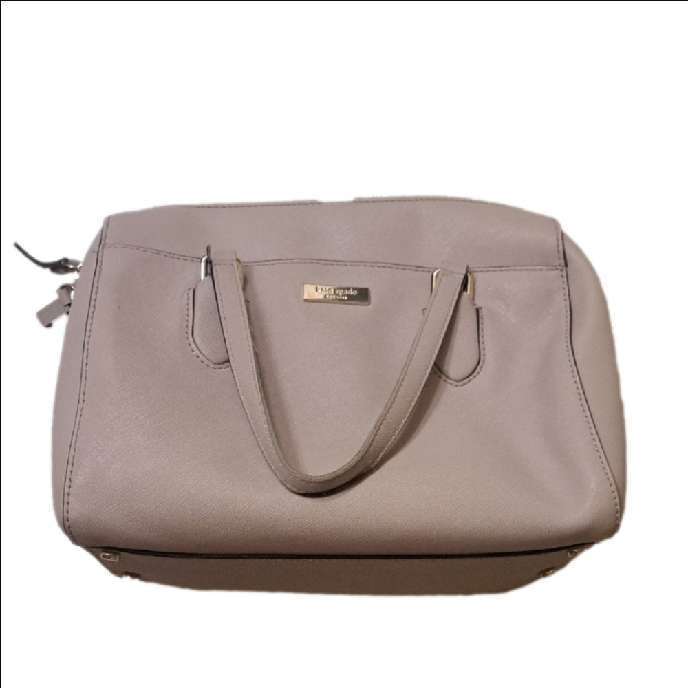 Kate Spade Nude Satchel with Gold Hardware, Very Loved! Orig $359.00